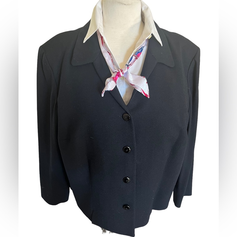 Pendleton Wool Jacket Blazer Button Front Size Pl… - image 3